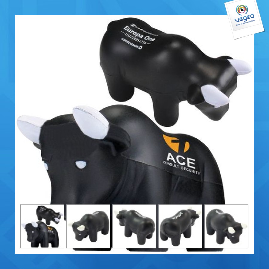 Taureau anti-stress avec logo