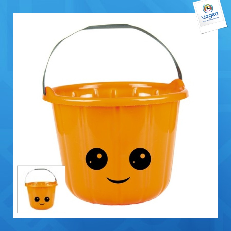 Seau publicitaire sweety citrouille xl