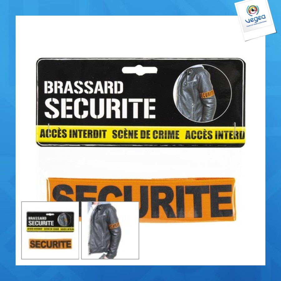 Brassard personnalisable securite