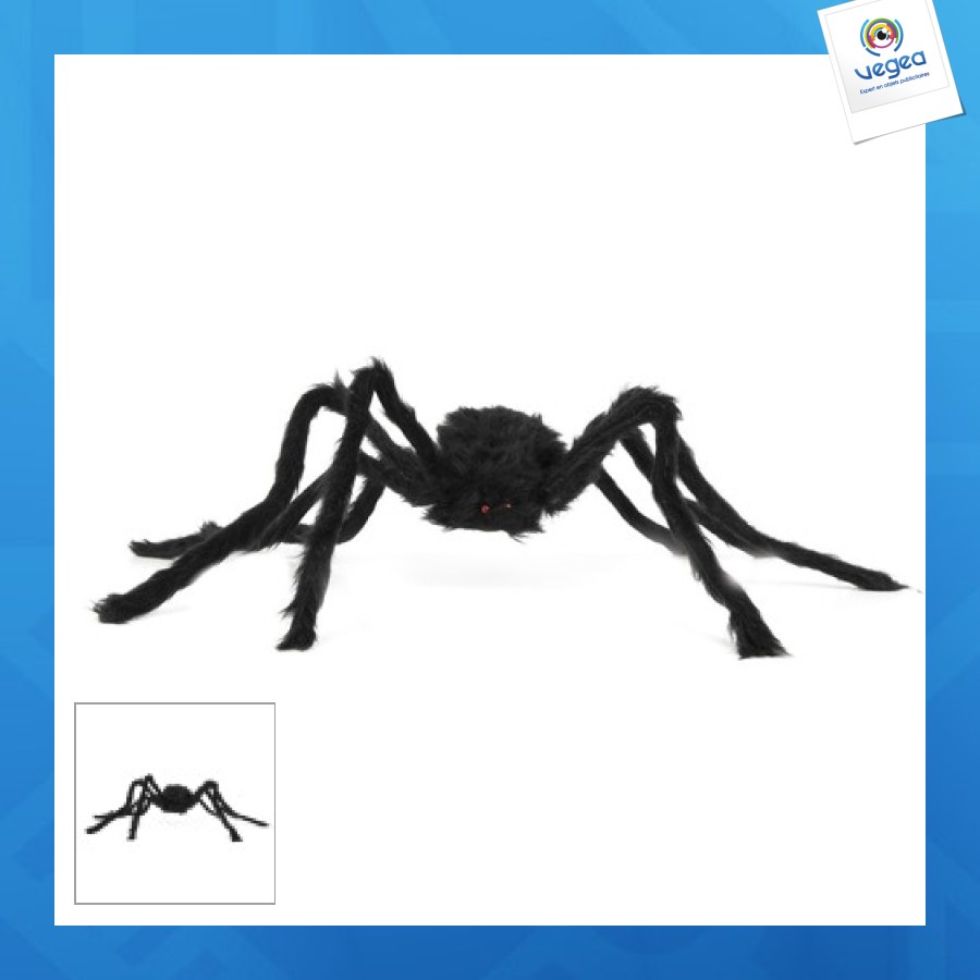 Araignee tarentule publicitaire noire 90cm