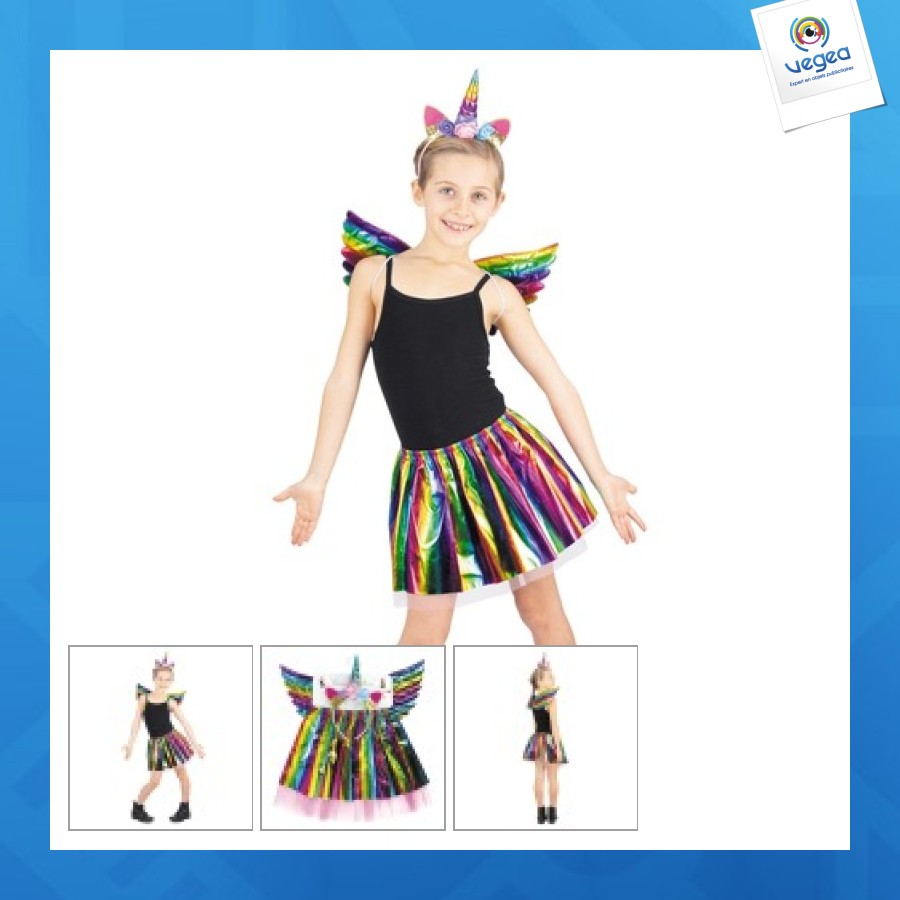 Set licorne rainbow enfant 3pcs