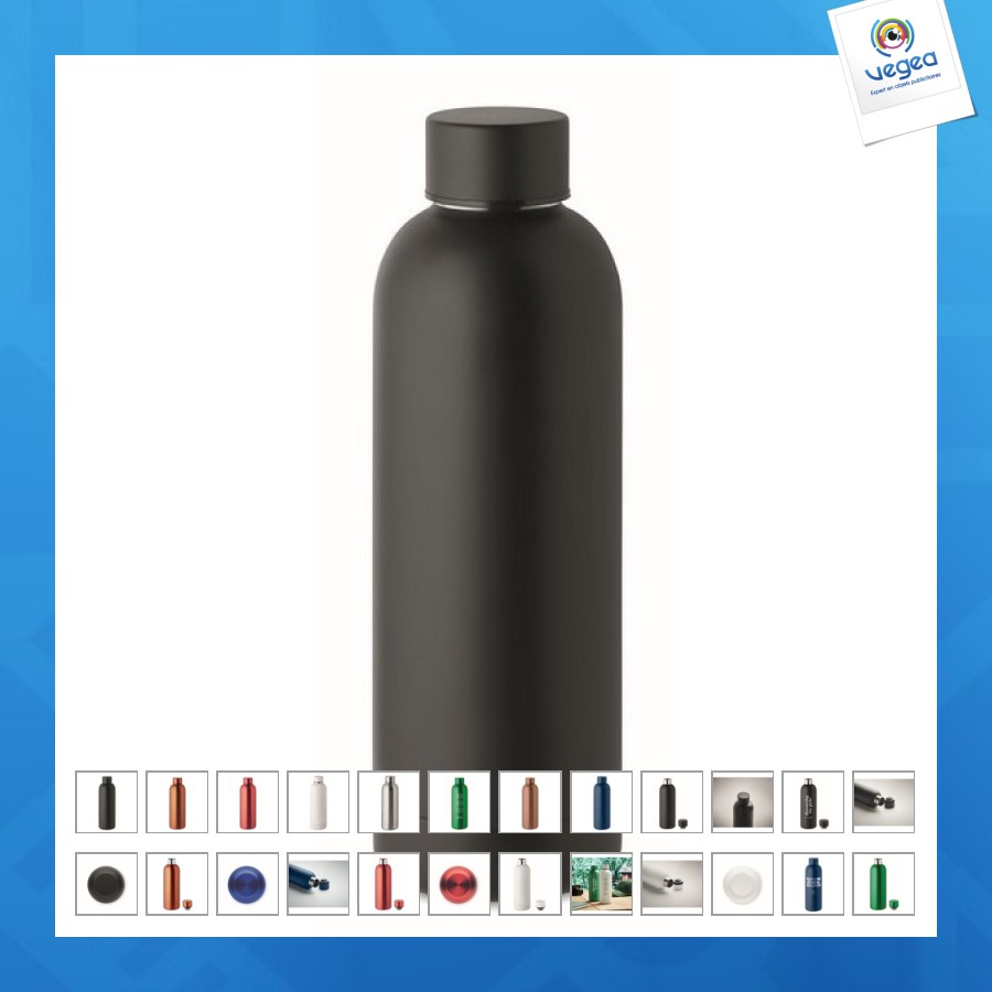 Bouteille en acier inox recyclé