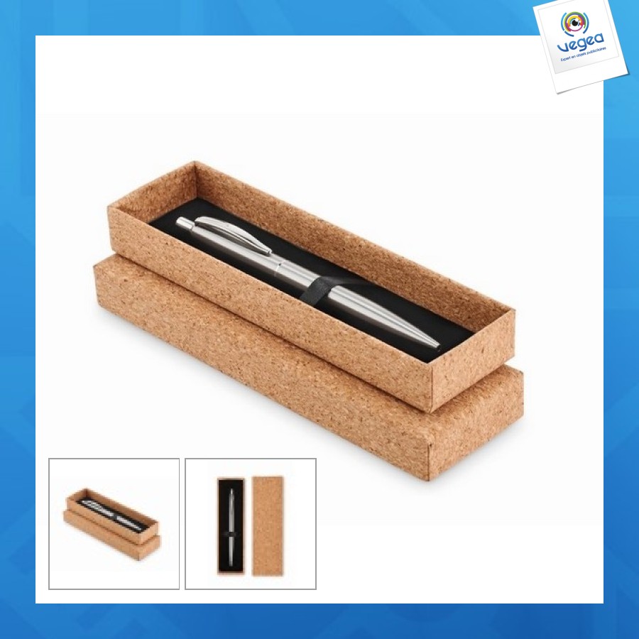 Stylo en acier inox recyclé