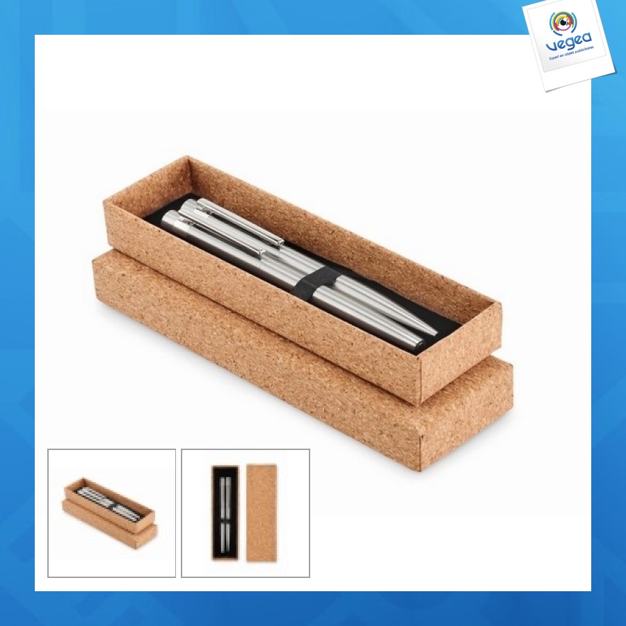 Stylos en acier inox recyclé