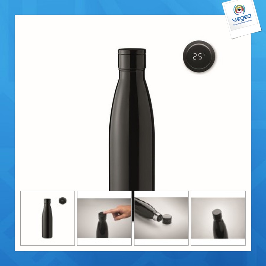 Bouteille thermomètre 500ml