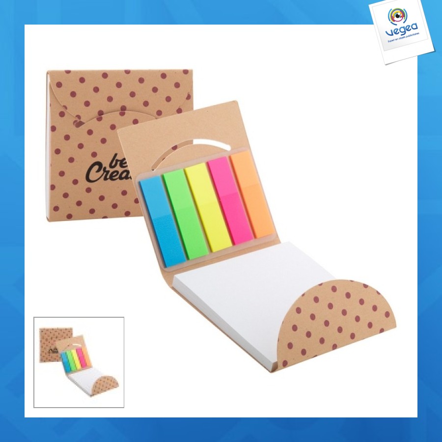 Creastick combo c eco bloc-notes autocollant personnalisé