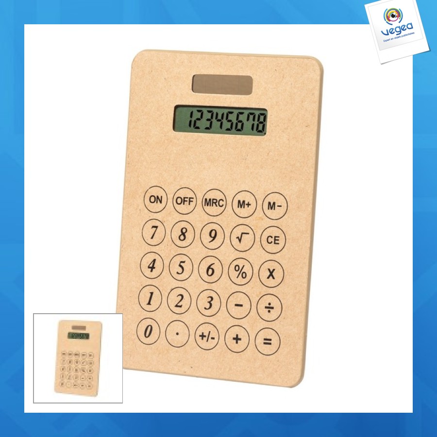 Vulcano calculatrice publicitaire