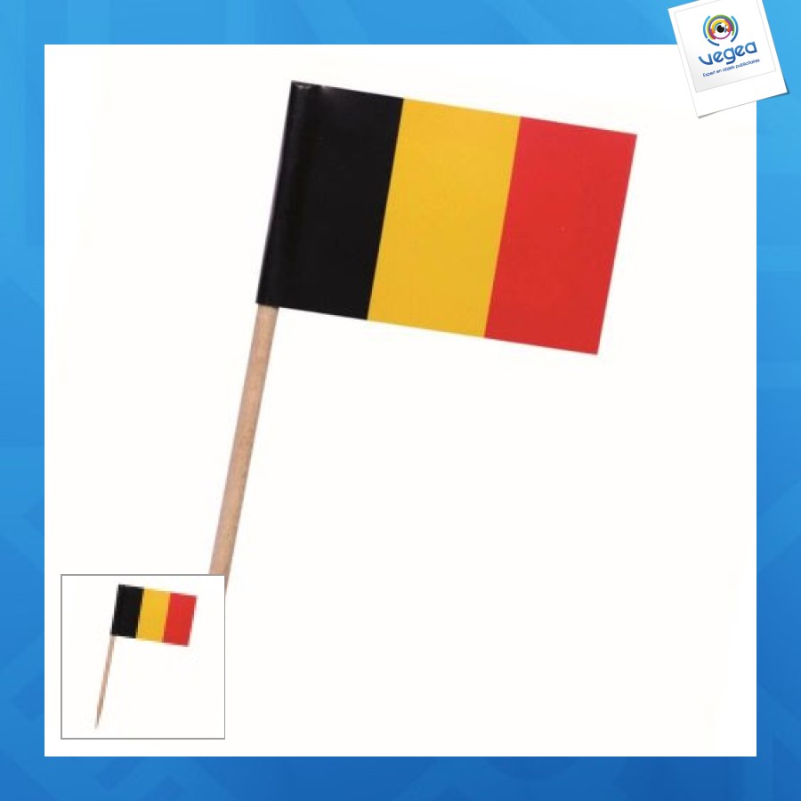 Pique drapeau publicitaire belgique