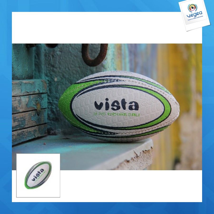 Mini ballon de rugby recyclé promotionnel