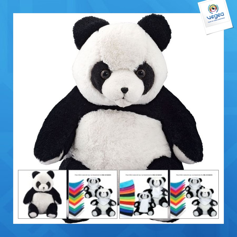 Peluche panda personnalisable m