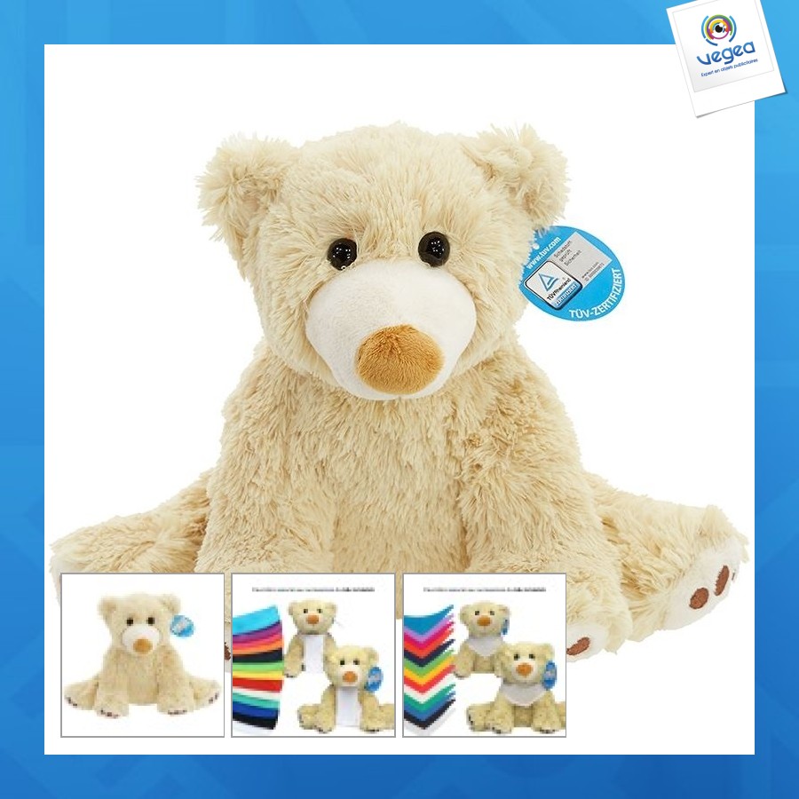 Peluche ours publicitaire s