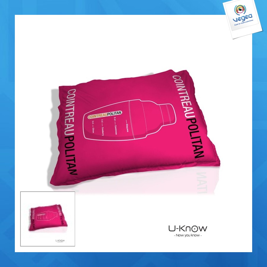 Coussin géant promotionnel - 180x150cm