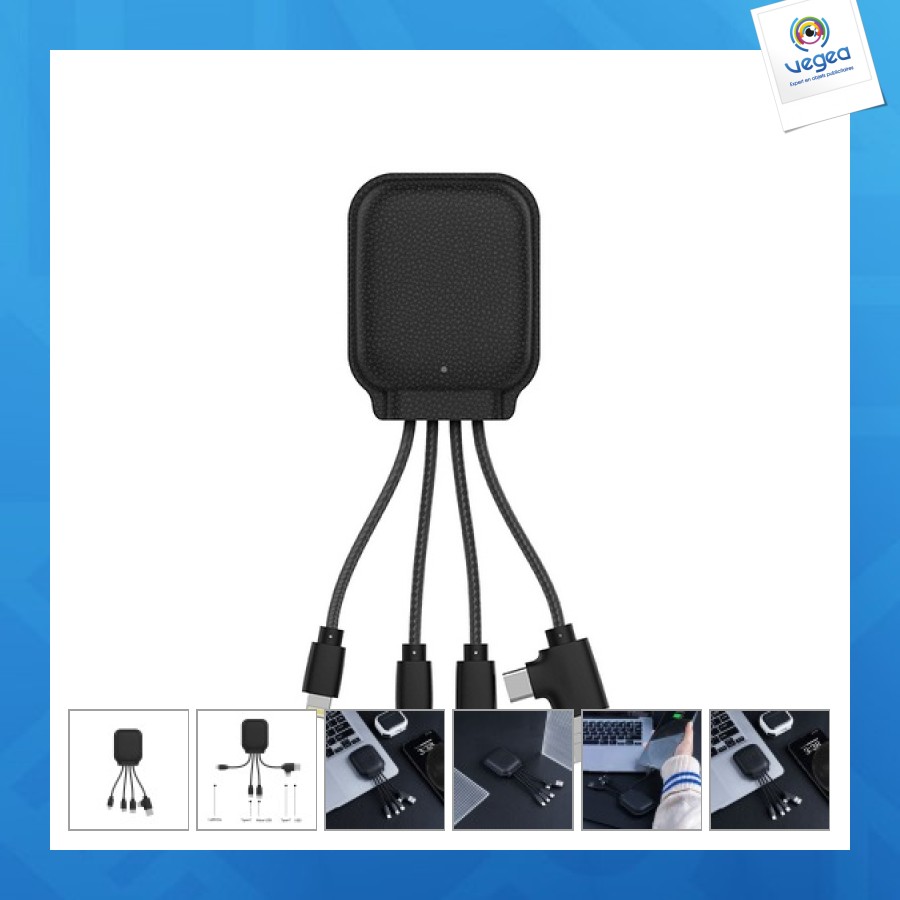 Ine gamma - câble de charge et power bank 3000mah