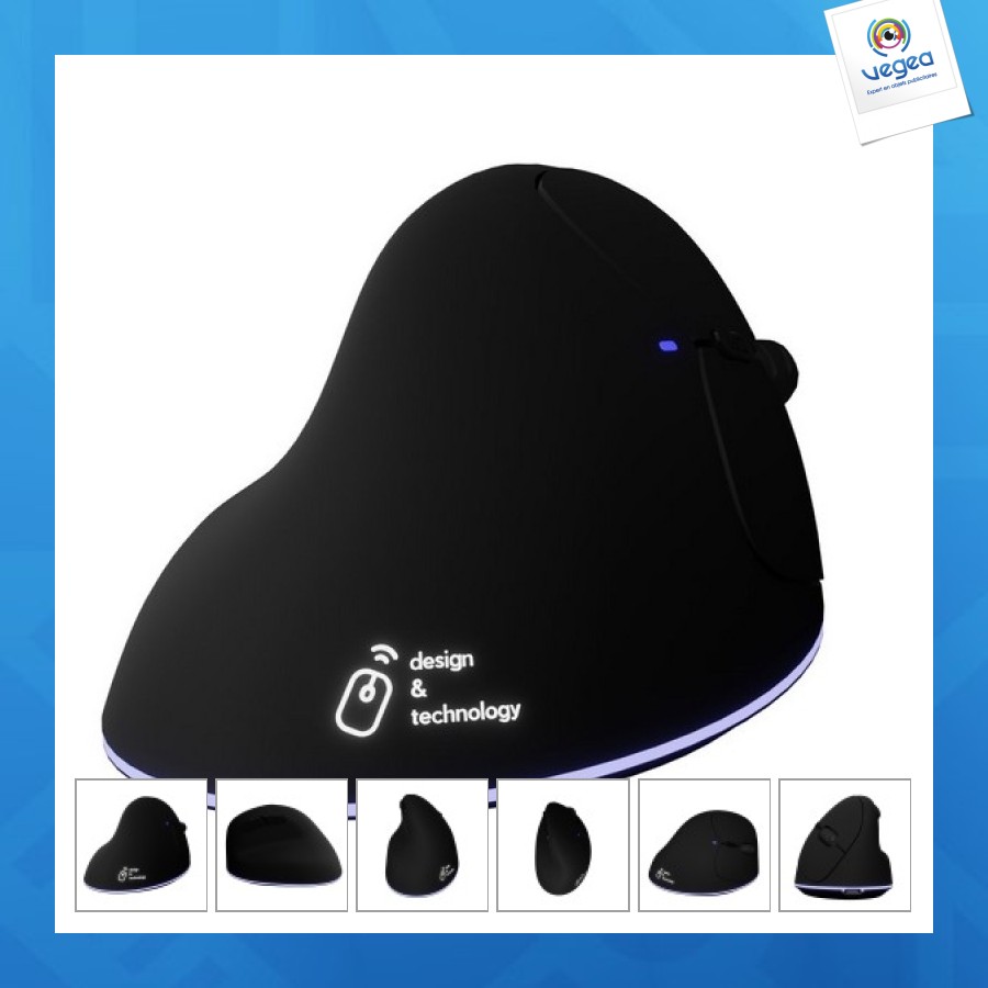 Souris d'ordinateur ergonomique sans fil garantie 3 ans