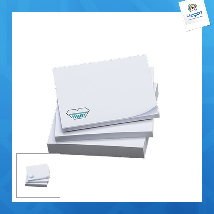Bloc repositionnable 70x75mm 50 feuilles