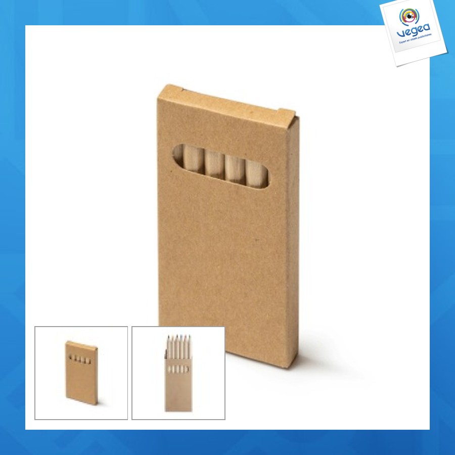 Ara 6 crayons de couleur promotionnels