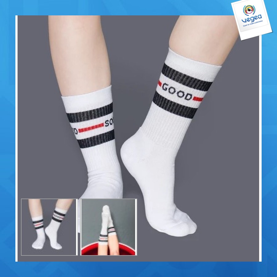 Chausettes de sport 80% recyclées