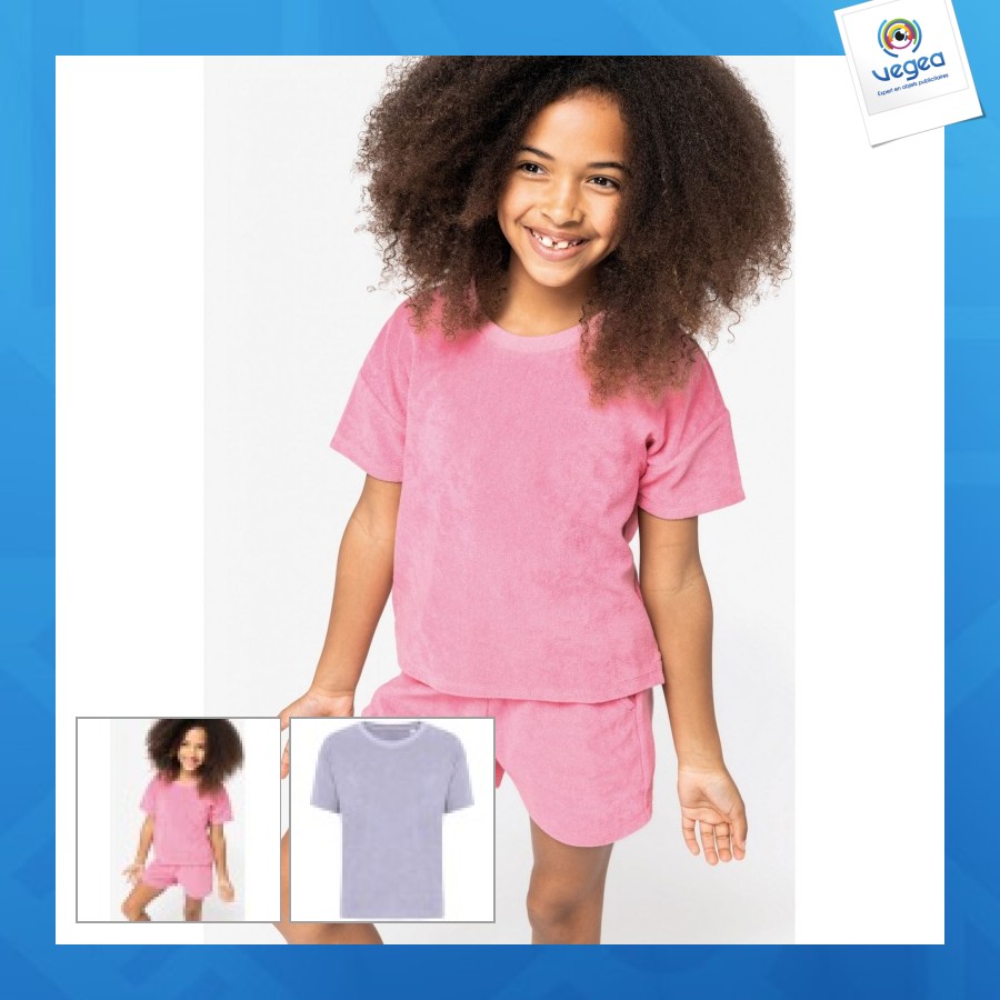 T-shirt éponge fille