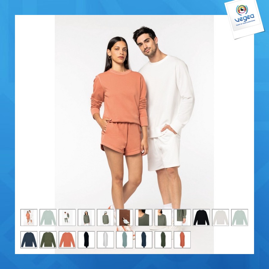 Sweat col rond terry280 unisexe