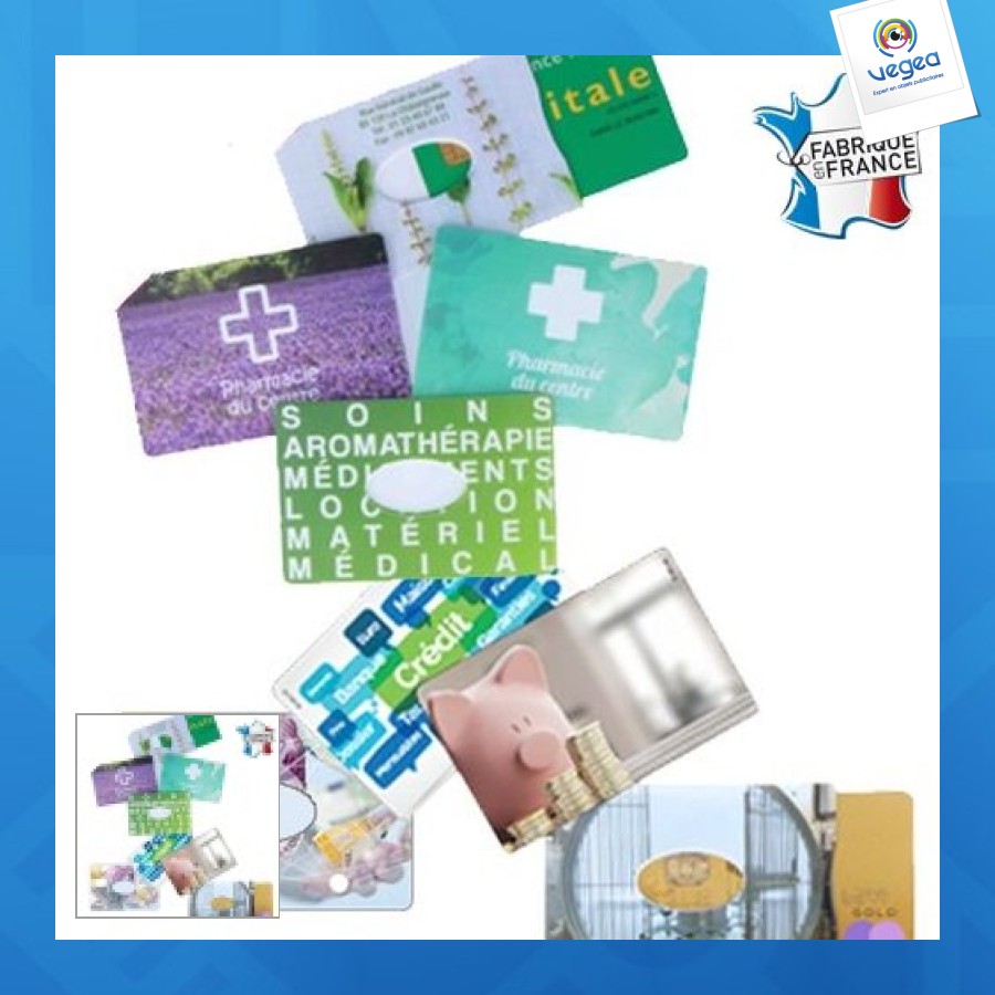 Etui personnalisé rigide blanc 1 carte