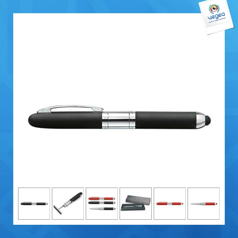 Mini stylo-tampo 3 en 1 - 4321m