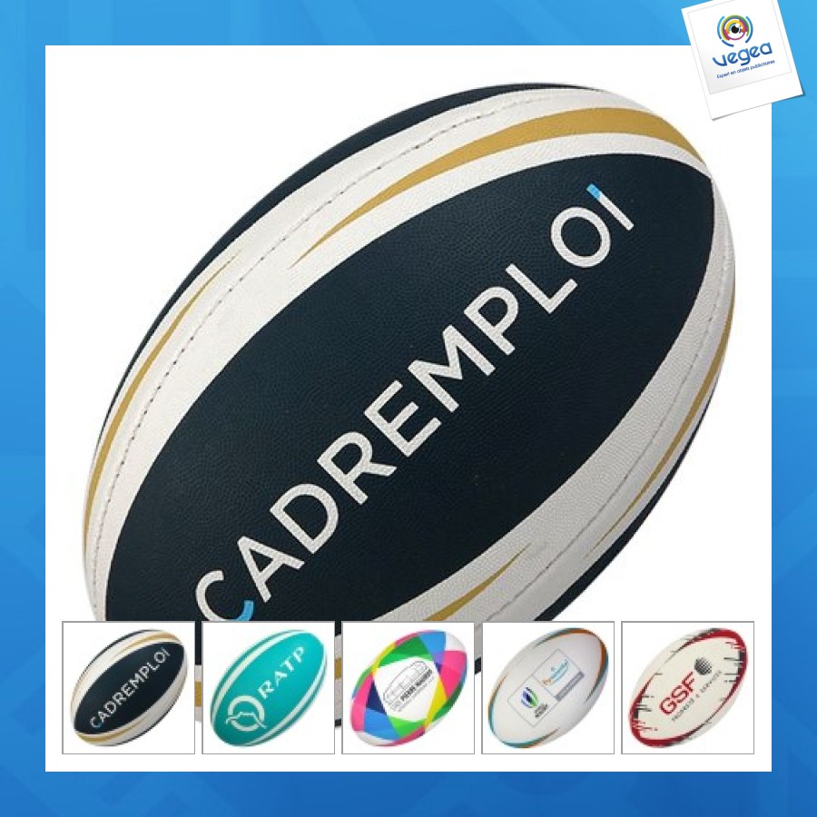 Ballon de rugby personnalisable loisir taille 5