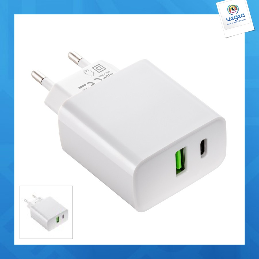 Chargeur usb-c et usb reeves