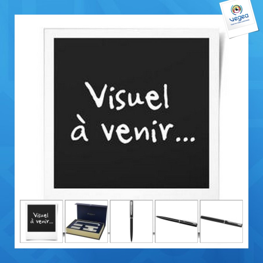 Parure de stylos promotionnels bille et roller allure