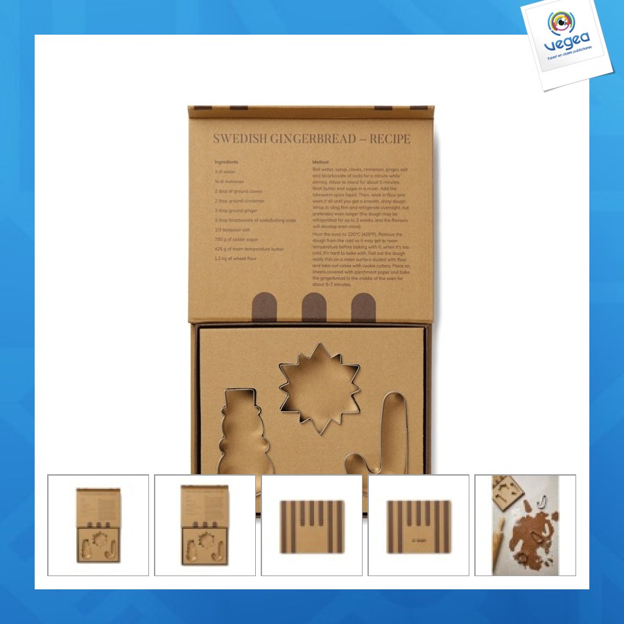 Set de 3 emporte-pieces personnalisé