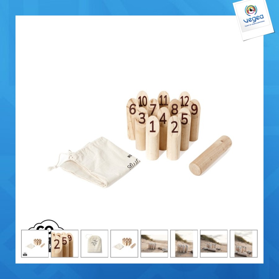 Vinga jeu de quilles personnalisable scandinaves muge