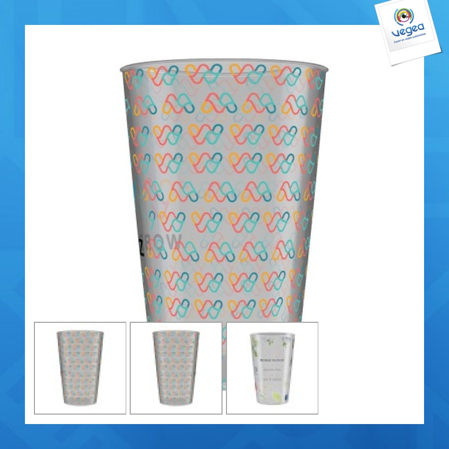 Gobelet personnalisé 50cl pinte translucide