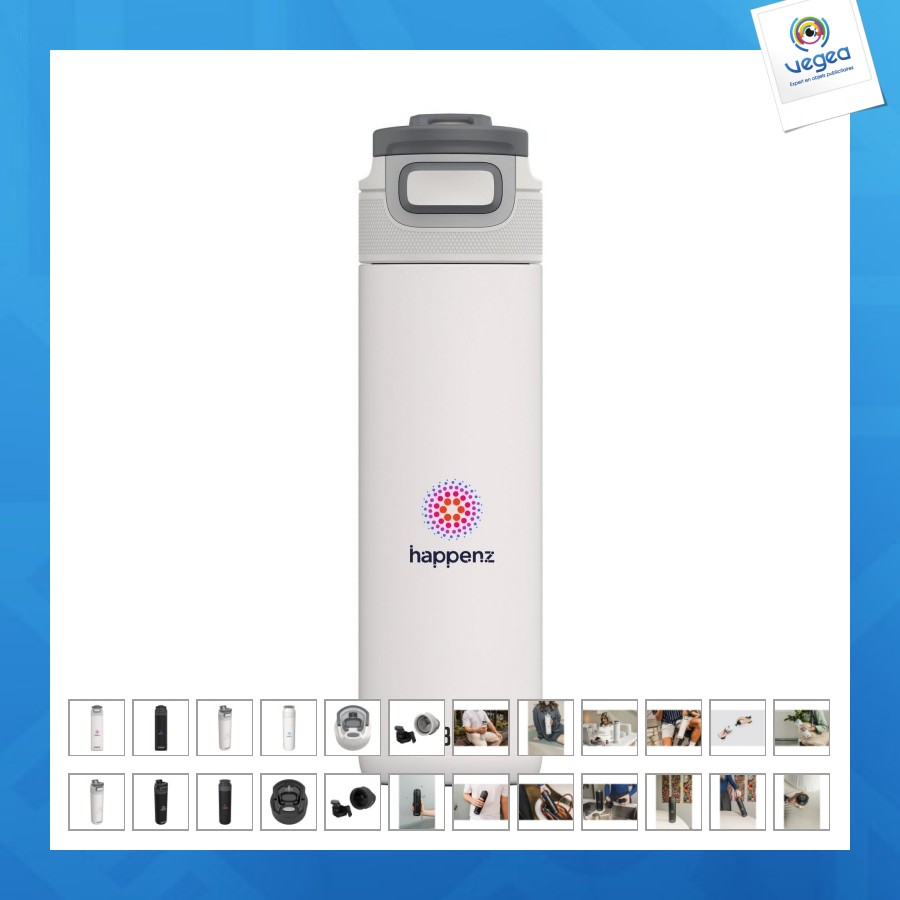 Kambukka elton insulated 600 ml bouteille personnalisée