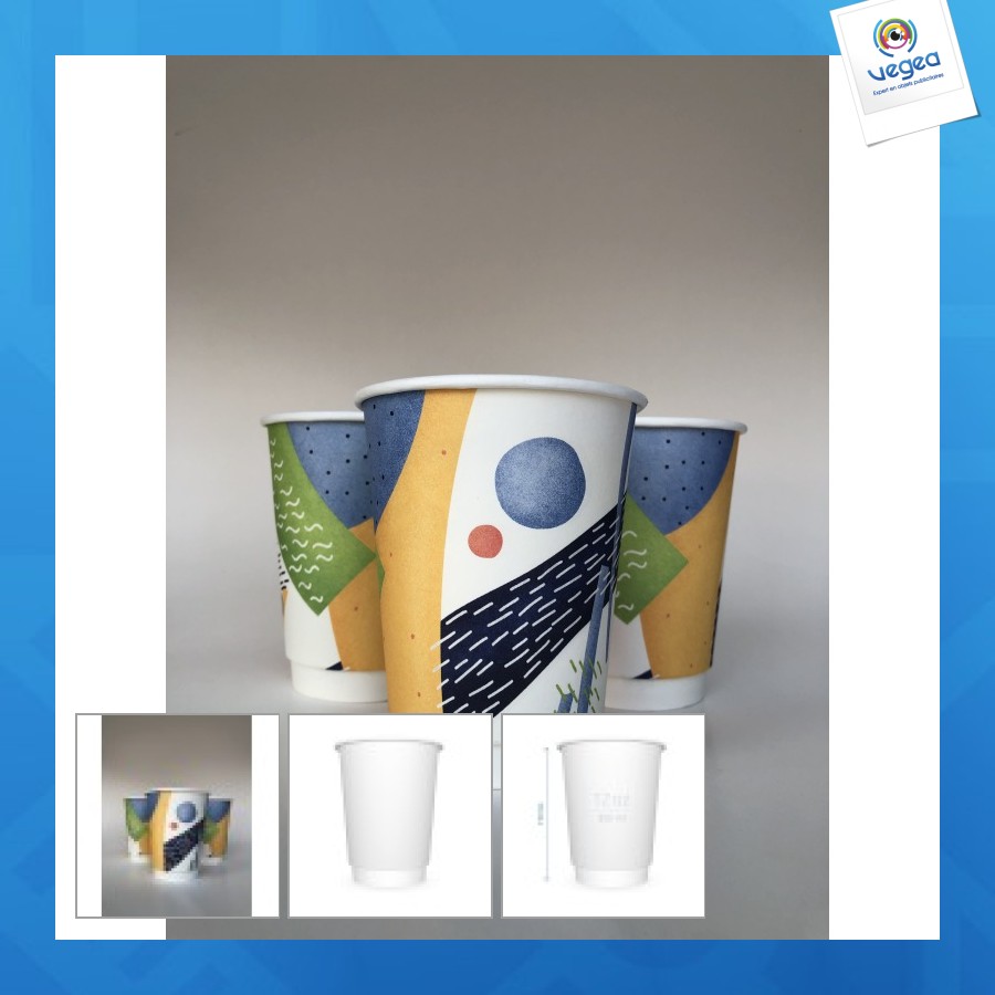 Gobelet promotionnel double paroi 350ml 12oz