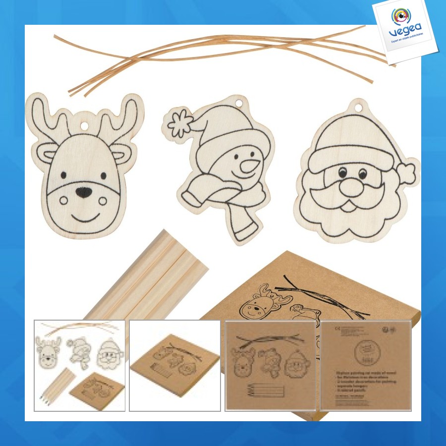 Set de peinture pendentif sapin de noël