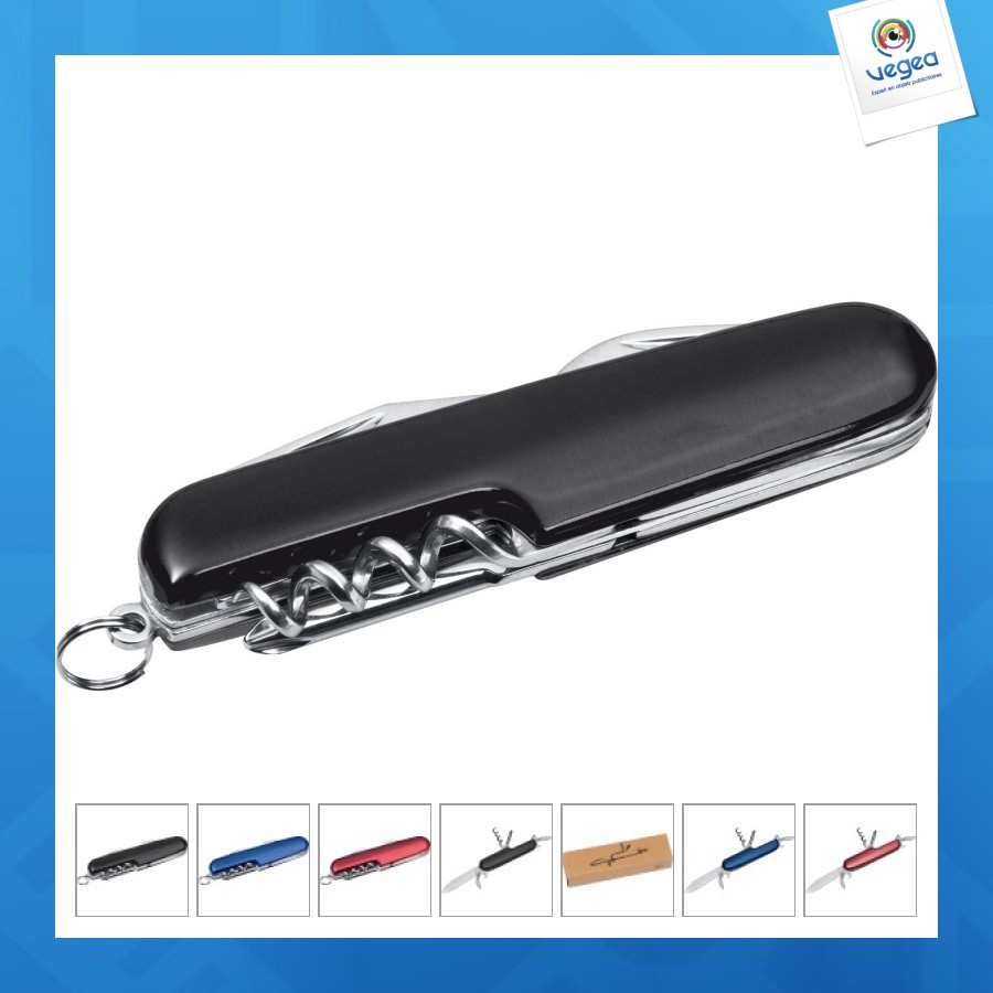 Couteaux de poche de luxe de 7 pièces