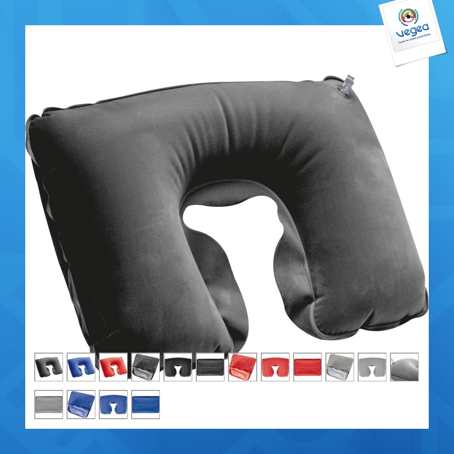 Coussin de voyage publicitaire gonflable
