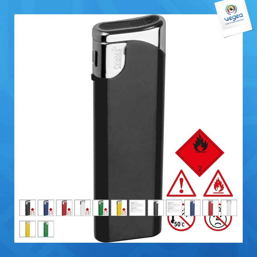Briquet publicitaire électronique, rechargeable