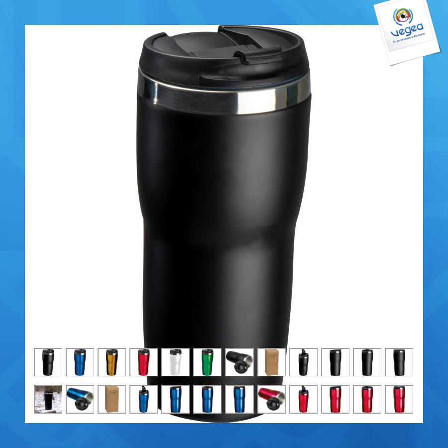 Gobelet thermos en acier inoxydable à double paroi