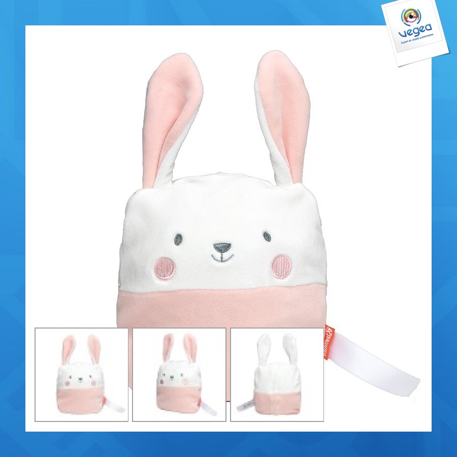Peluche lapin publicitaire - mbw
