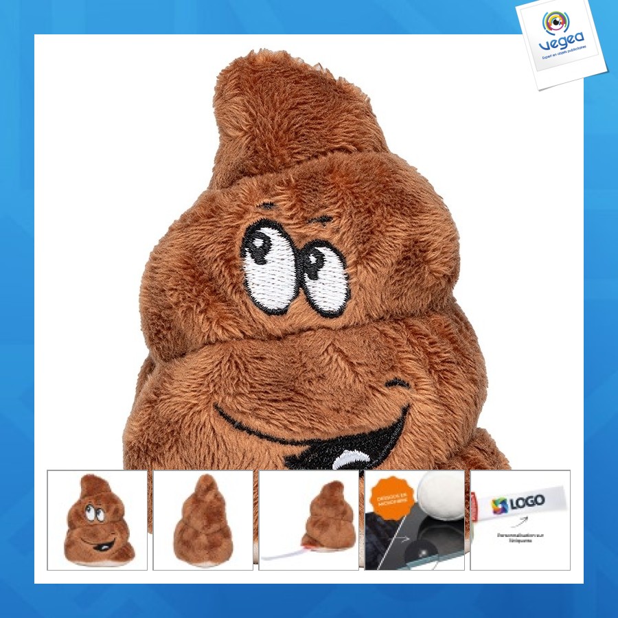 Peluche personnalisée crotte - mbw