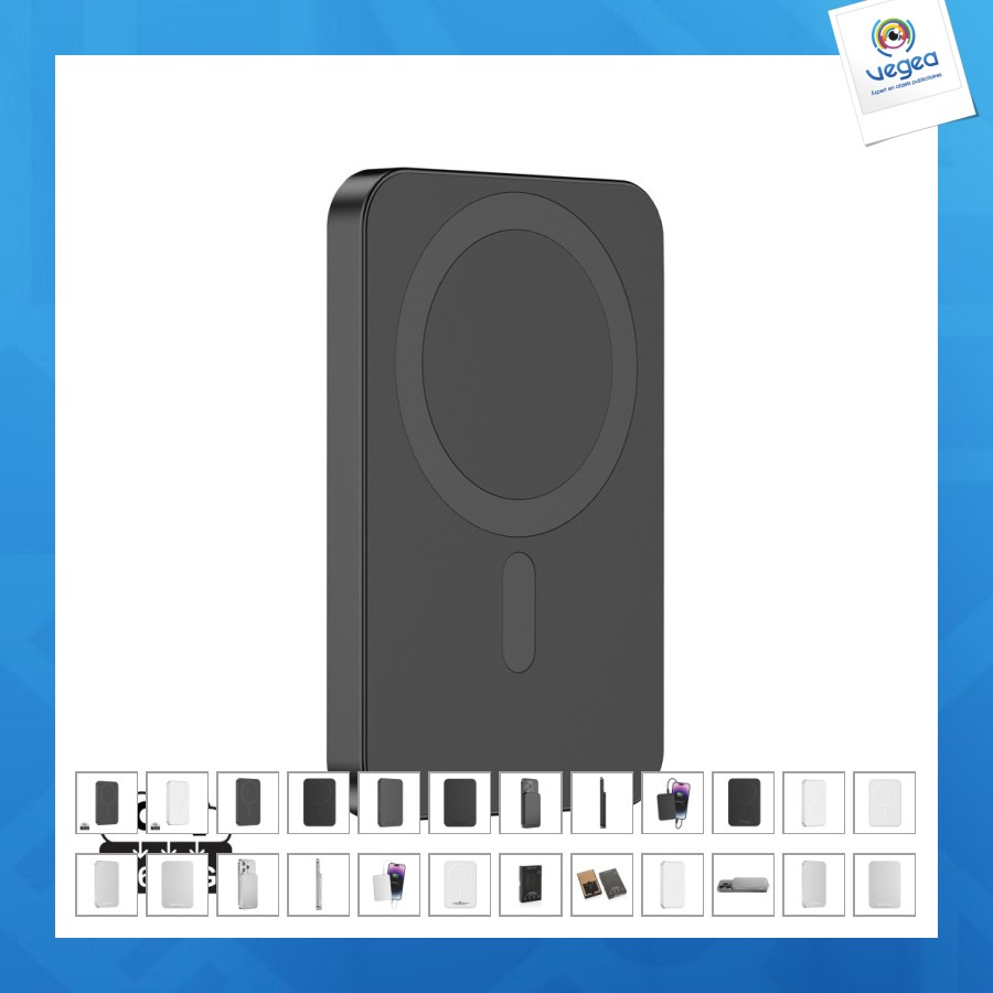 Powerbank 5000mah en plastique/alu rcs urbanvitamin