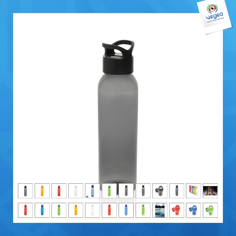 Bouteille d'eau 650ml en rpet rcs oasis
