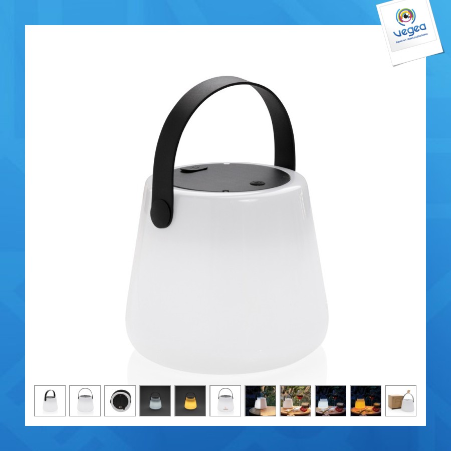 Lampe d'extérieur en plastique recyclé rcs solarglow