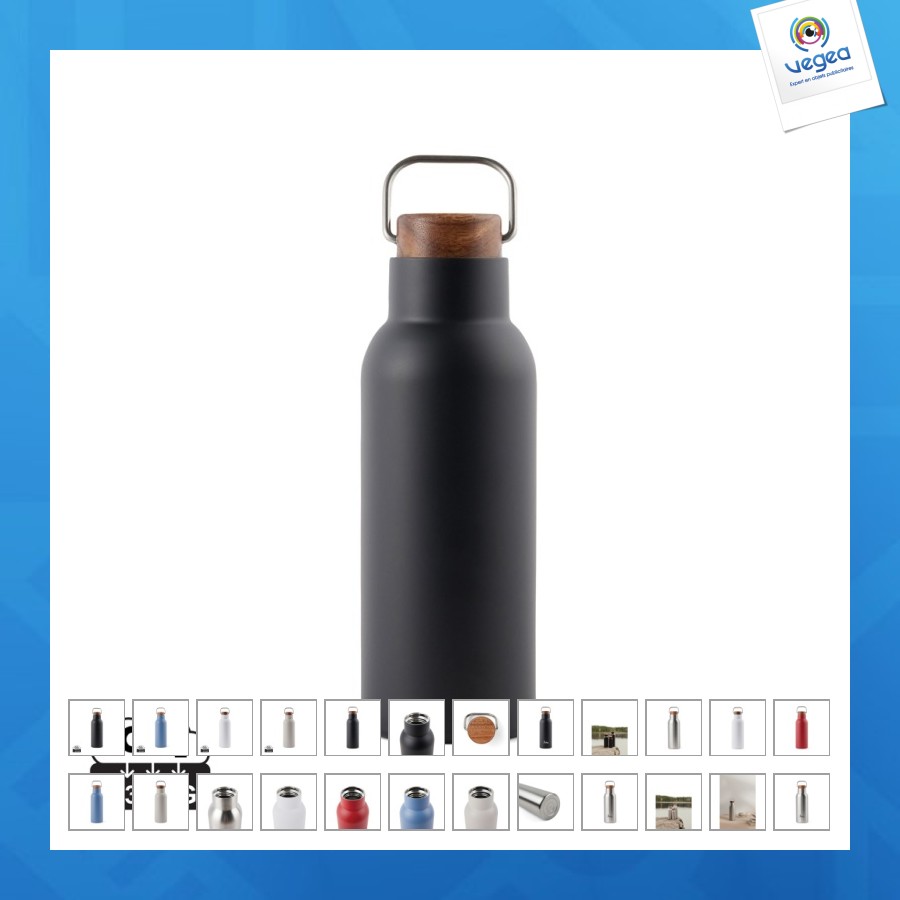Vinga bouteille isotherme personnalisée 580ml en acier rcs ciro