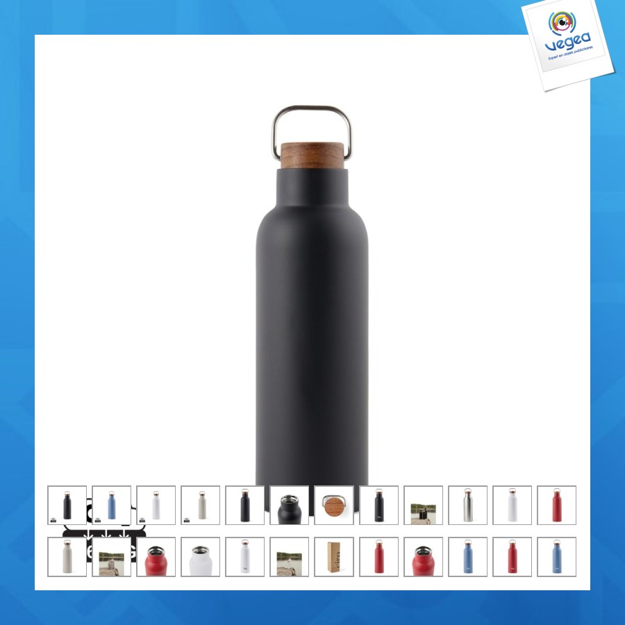 Vinga bouteille isotherme promotionnelle 800ml en acier rcs ciro