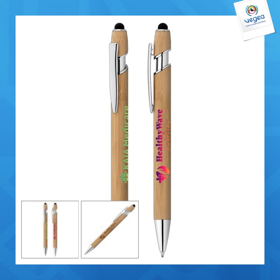 Stylo promotionnel stylet prince bamboo colour jet