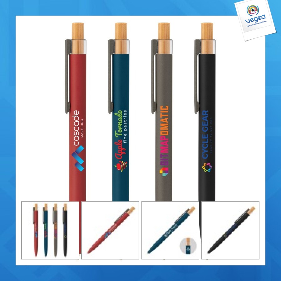 Reborn stylo en aluminium personnalisable recyclé colour jet