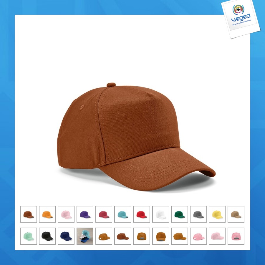 Casquette en coton recyclé promotionnelle