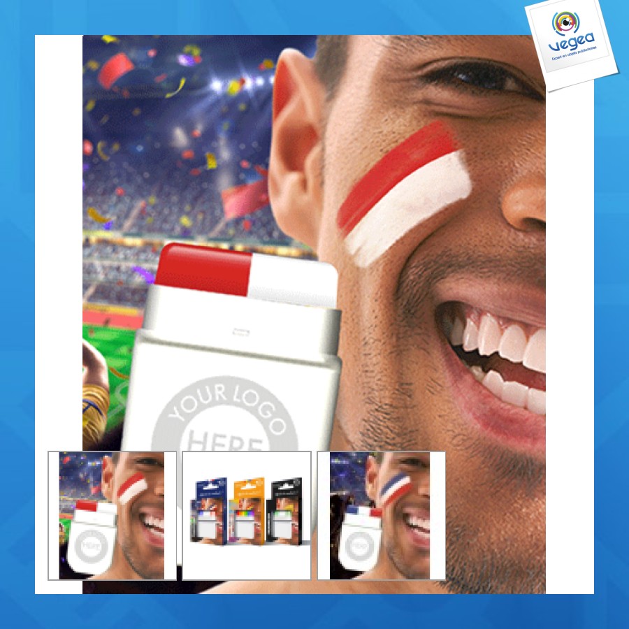 Maquillage de supporter promotionnel
