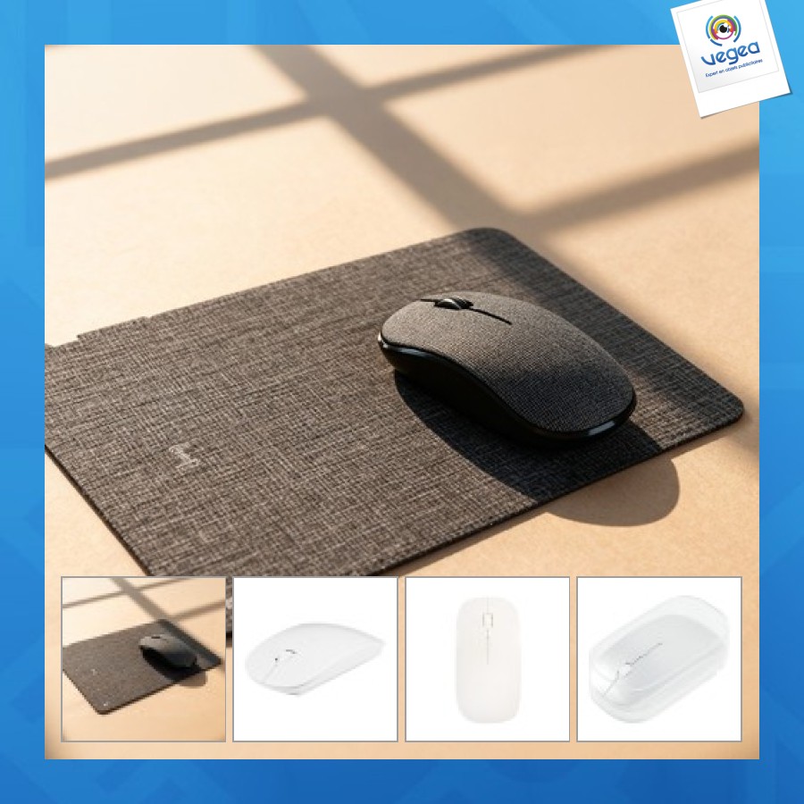 Souris sans fil personnalisable abs